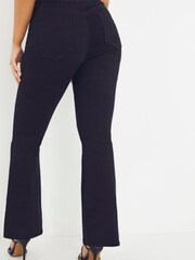 Simply Be Black Sculpting Bootcut Jeggings - Image 3 of 4