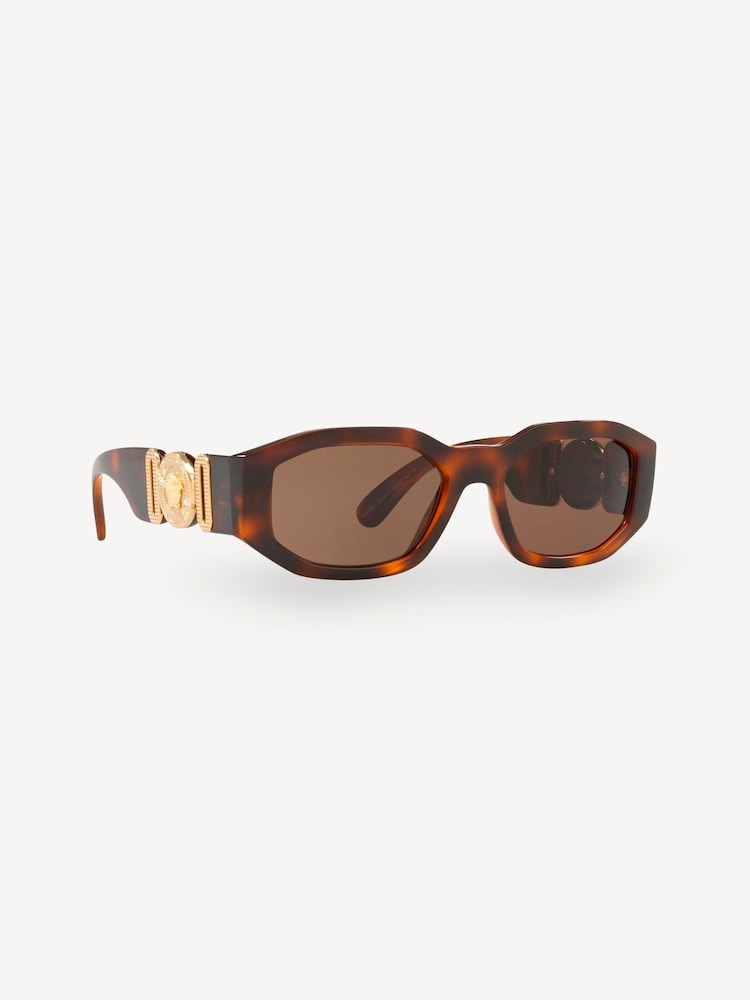 Versace Brown Medusa Biggie Sunglasses - Image 1 of 14
