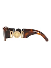 Versace Brown Medusa Biggie Sunglasses - Image 10 of 14