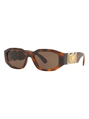 Versace Brown Medusa Biggie Sunglasses - Image 13 of 14