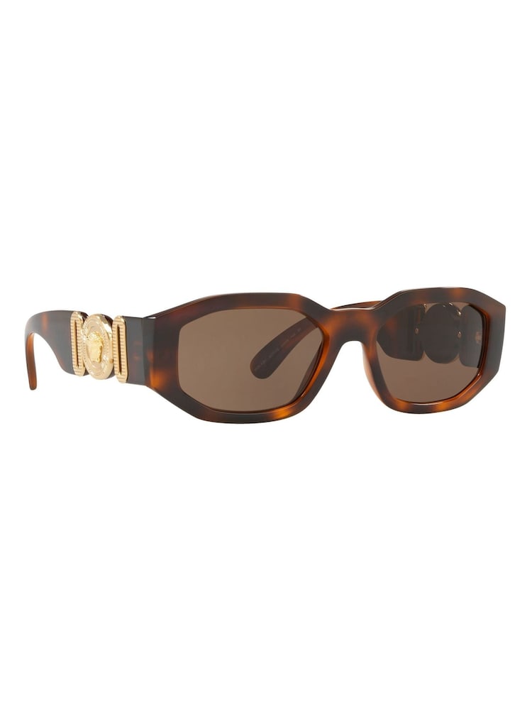Versace Brown Medusa Biggie Sunglasses - Image 2 of 14