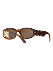 Versace Brown Medusa Biggie Sunglasses - Image 8 of 14