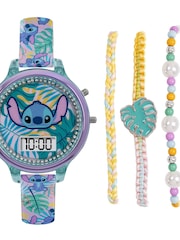 Peers Hardy Silver Tone Disney Lilo and Stitch Digital Watch and Bracelet Set - Image 2 of 8