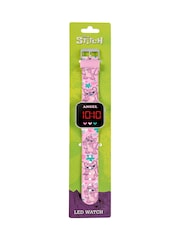 Peers Hardy Black Disney Lilo and Stitch LED Strap Watch LAS4087 - Image 4 of 4