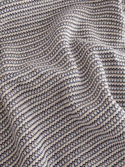 Multi Textured Stripe Knitted Polo Shirt - Image 8 of 8