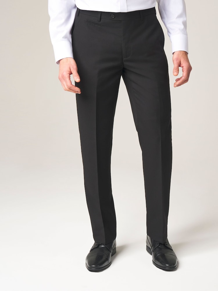 Skopes Black Tailored Fit Madrid Suit: Trousers - Image 1 of 4