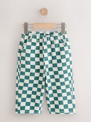 White/Green Checkerboard - ខោ​សម្រាប់​ទាញ​ចូល​ក្នុង​ធុង (3ខែ-7ឆ្នាំ) - រូបភាព 6 នៃ 9