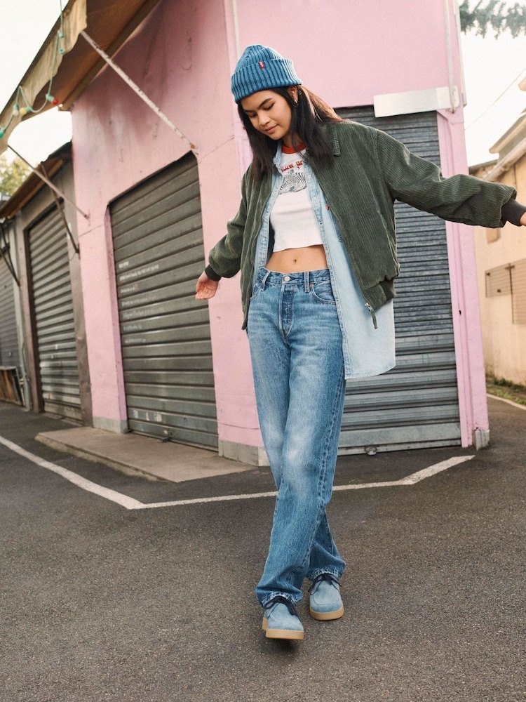 Levi's® Idle Time Middy Straight Jeans - Image 2 of 3 Levi's® Idle Time Middy Straight Jeans - Image 2 of 3