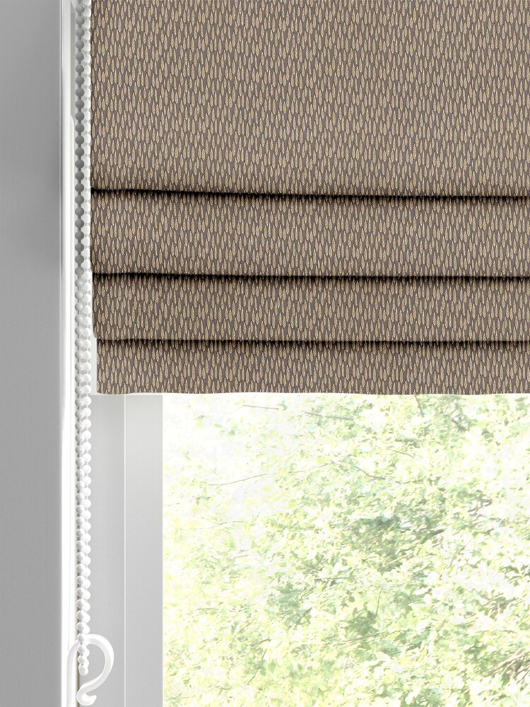 Mole Brown Artist Made To Measure Roman Blinds - Image 2 of 6