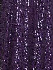 ICHI Purple Mini Dress - Image 7 of 7