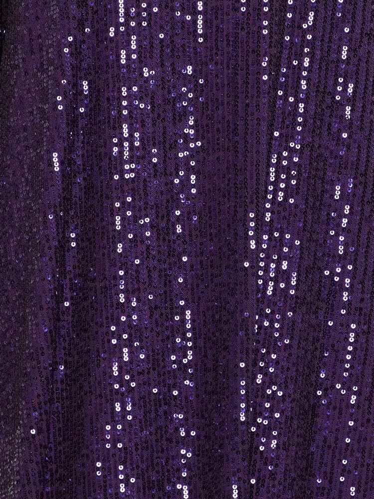 ICHI Purple Mini Dress - Image 7 of 7