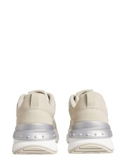 Calvin Klein Cream Chunky Running Trainers - Image 3 of 4