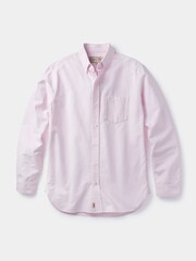 粉色 - Aubin Aldridge Oxford 排扣棉質裇衫 - 圖片 7/7