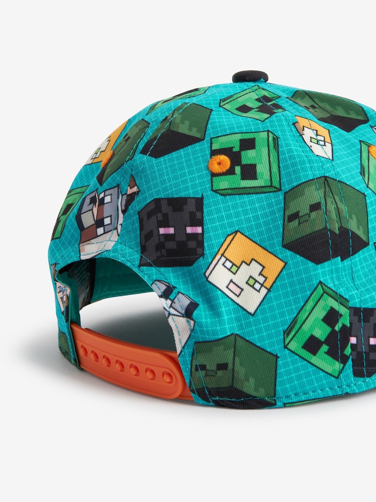 Blue Minecraft License Cap (1-16yrs) - Image 2 of 2