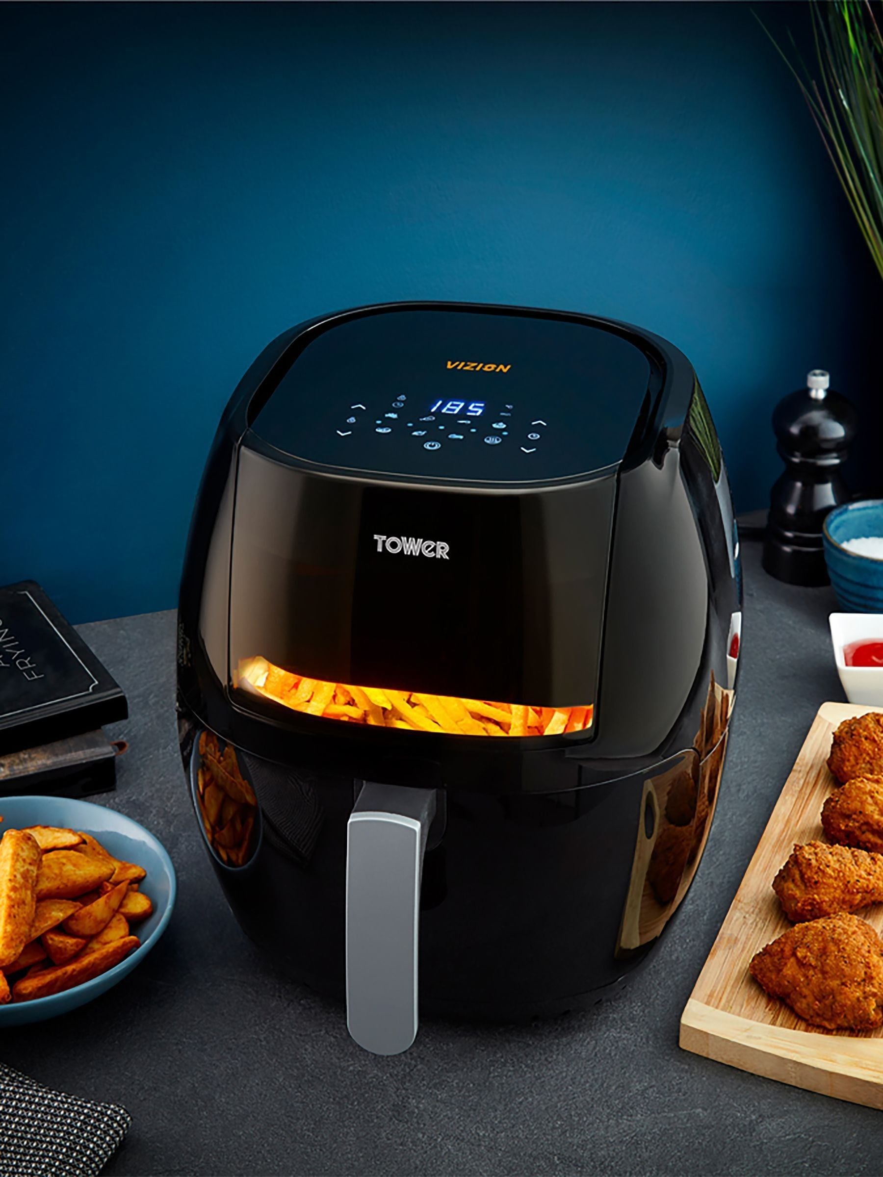 Black tower air fryer hot sale