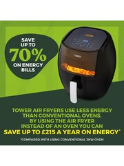 Tower Black 7L Digital Air Fryer - Image 12 of 13