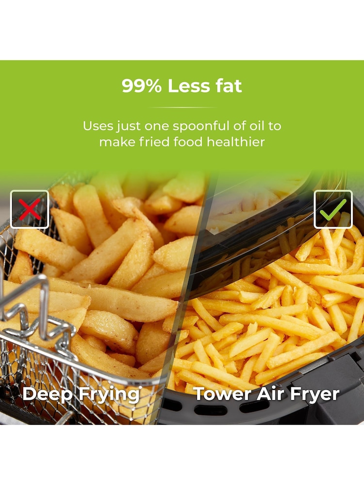 Tower Black 7L Digital Air Fryer - Image 8 of 8