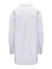 Pour Moi White 100% Cotton Poplin Shirt - Image 5 of 5