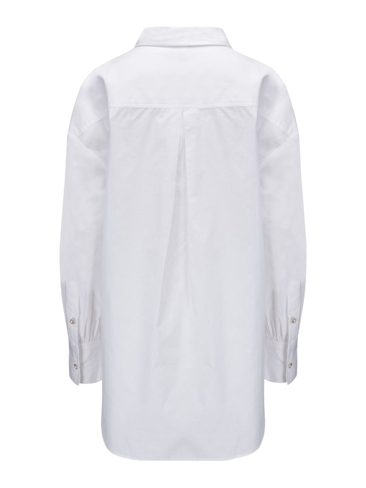 Pour Moi White 100% Cotton Poplin Shirt - Image 5 of 5