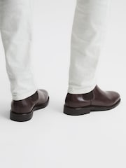 Reiss Brown Tenor Leather Chelsea Boots - Image 3 of 6