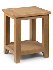 Julian Bowen Brown Astoria Solid Oak Side Table - Image 1 of 1