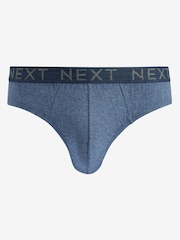 Blue 10 pack Cotton Rich Briefs - Image 2 of 7