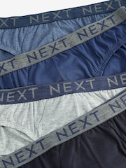 Blue 10 pack Cotton Rich Briefs - Image 7 of 7
