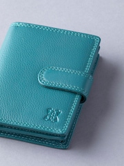 Lakeland Leather Teal Green Small Tab Purse - Image 3 of 5