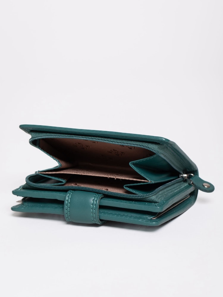 Verde y verde azulado - Monedero pequeño de Lakeland Leather - Imagen 6 de 6 Verde y verde azulado - Monedero pequeño de Lakeland Leather - Imagen 6 de 6