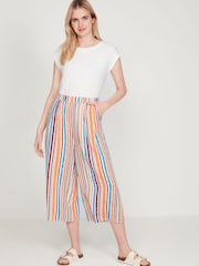 M&co Cropped-Hosenrock mit Streifen, Weiss - Bild 2 von 5