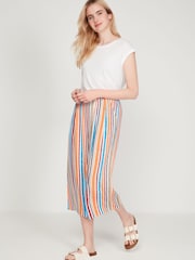 M&co Cropped-Hosenrock mit Streifen, Weiss - Bild 4 von 5