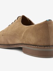 Stone Suede Derby Shoes - Image 5 of 5