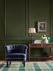 Nina Campbell Dark Oak Tedworth Console Table - Image 5 of 9