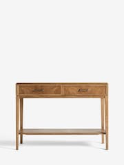 Nina Campbell Dark Oak Tedworth Console Table - Image 6 of 9