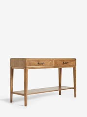 Nina Campbell Dark Oak Tedworth Console Table - Image 8 of 9