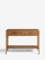Nina Campbell Dark Oak Tedworth Console Table - Image 9 of 9