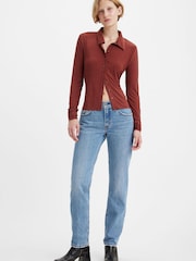 Levi's® Good Grades Middy Straight Jeans - Image 3 of 6