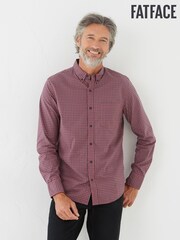 FatFace Pink Slim Hove Gingham Shirt - Image 1 of 4