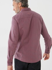 FatFace Pink Slim Hove Gingham Shirt - Image 2 of 4
