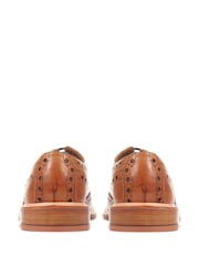 Jones Bootmaker Bushwick Goodyear Welted Leather Brown Brogues - Image 3 of 5