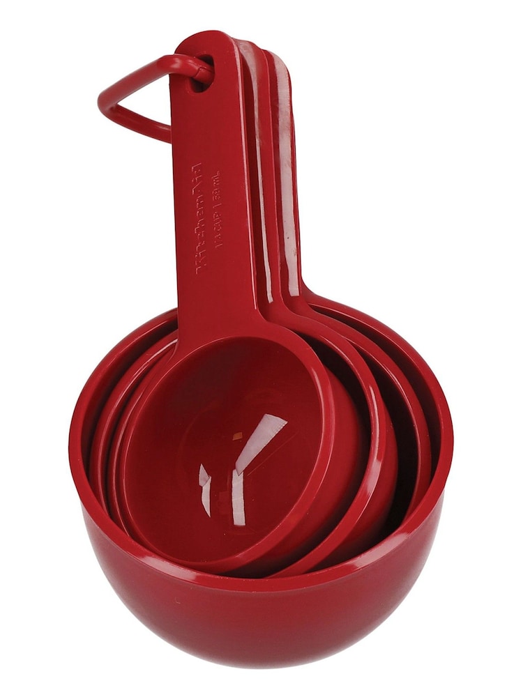 KitchenAid Set of 4 Empire Red Measuring Cups - Image 1 of 2