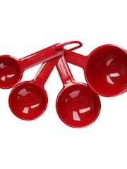 KitchenAid Set of 4 Empire Red Measuring Cups - Image 2 of 2