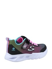 Skechers Black Flicker Flash Kids Light Up Trainers - Image 2 of 4