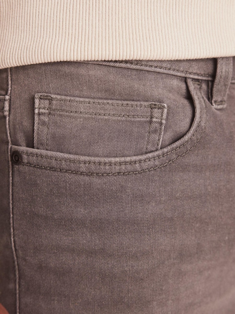 Light Grey Skinny Motion Flex Jeans - Image 4 of 7