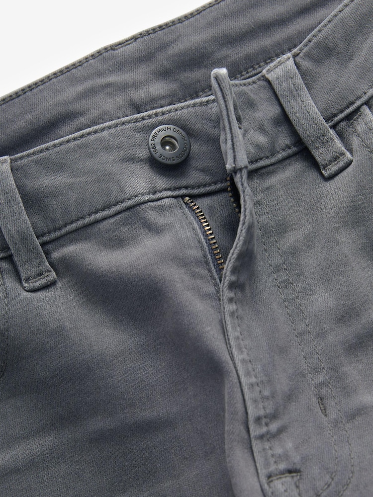 Light Grey Skinny Motion Flex Jeans - Image 6 of 7