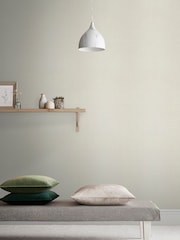 Graham & Brown Cream Herringbone Texture 10M Wallpaper - Image 1 of 3