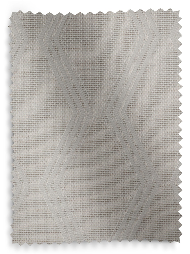Natural Next Textured Jacquard Eyelet Lined Curtains - Image 5 of 5