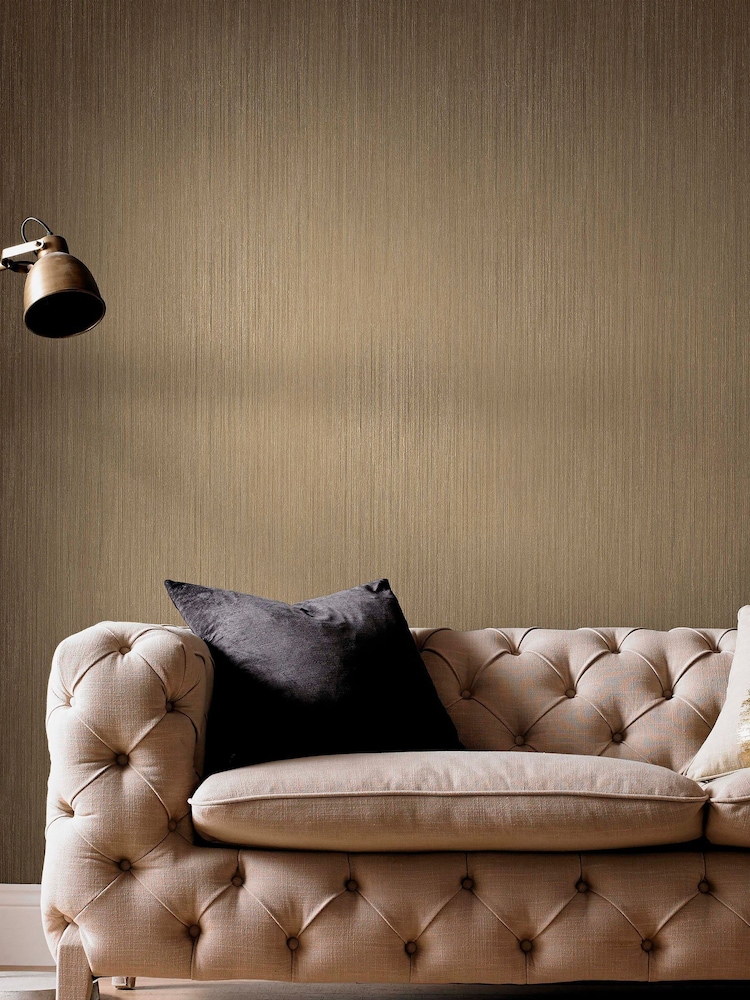Graham & Brown Gold Lustre 10M Wallpaper - Image 1 of 3