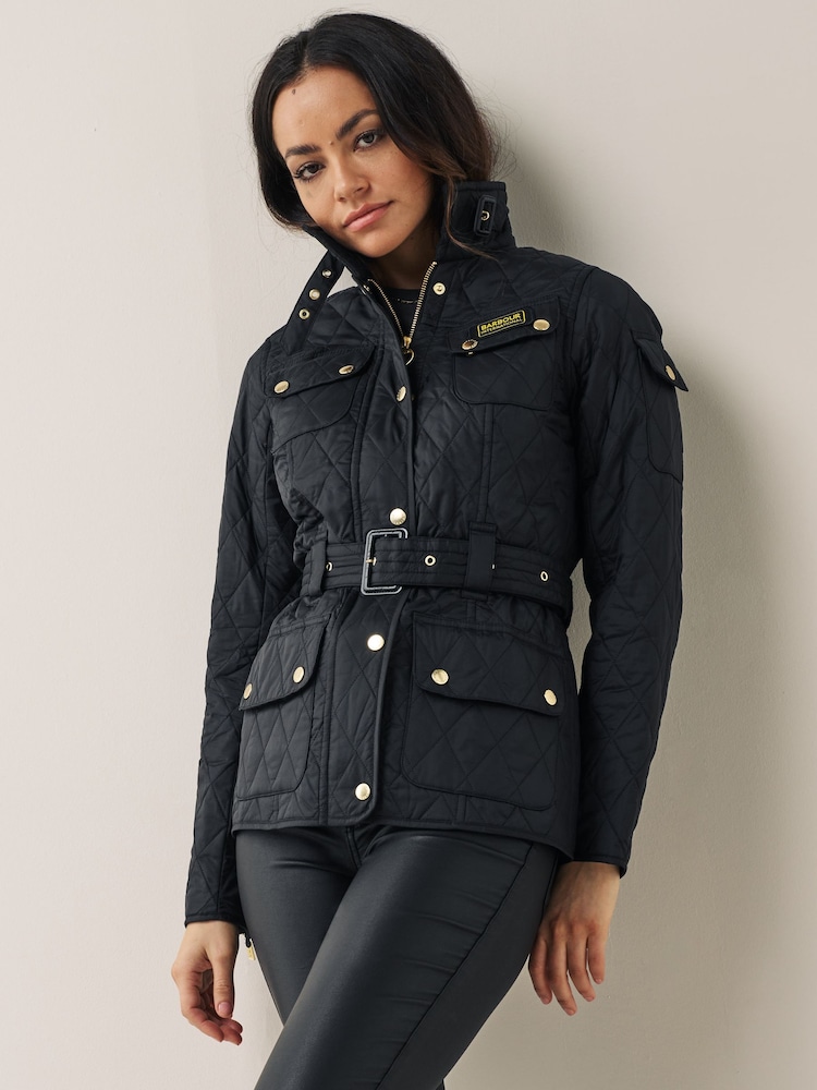 Barbour® International Black Polar Quilted Jacket - Image 1 of 11