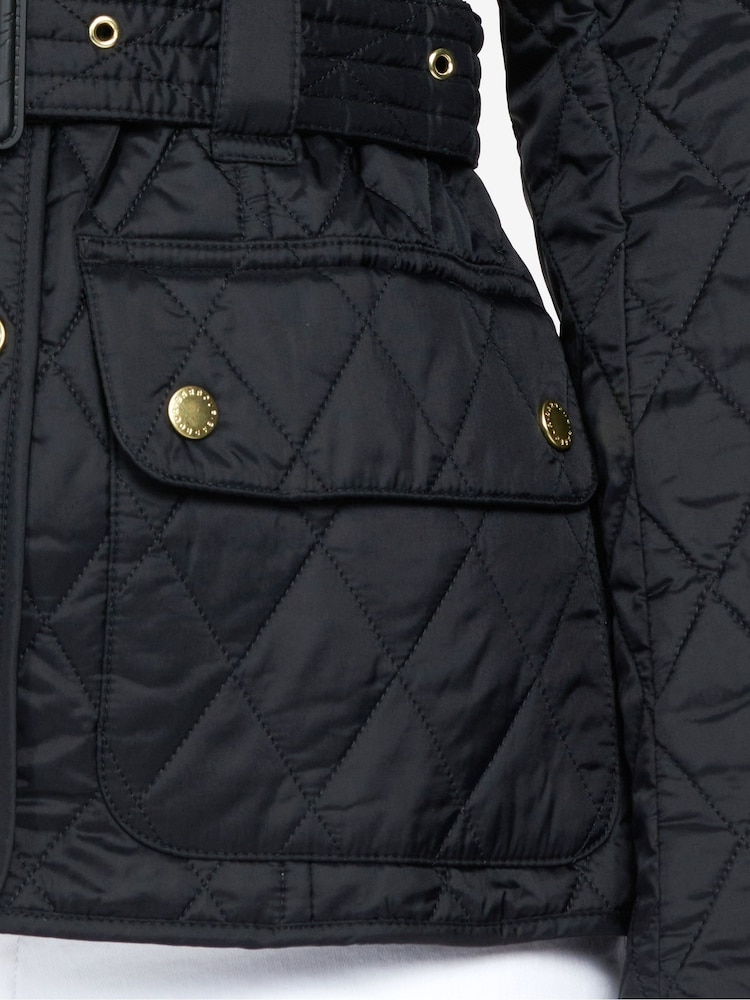 Barbour® International Black Polar Quilted Jacket - Image 11 of 11